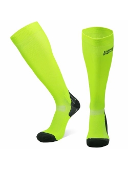 Graduated Compression Socks, for Women & Men, Running, Sports & Athletic, Boost Circulation & Recovery, 1 Pair