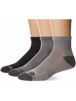 Men's 3 Pack Cushioned Performance Hiker Socks (Low/Quarter/Crew Socks)