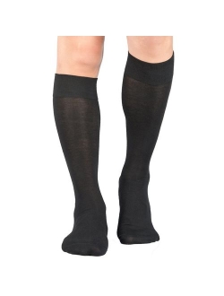 3 Pairs Men's Knee-High Dress Socks