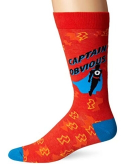 Men's Play on Words Novelty Crew Socks