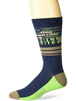 Men's Play on Words Novelty Crew Socks