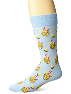 Men's Food and Booze Novelty Casual Crew Socks