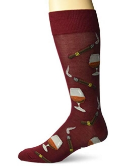 Men's Food and Booze Novelty Casual Crew Socks