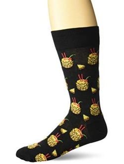 Men's Food and Booze Novelty Casual Crew Socks