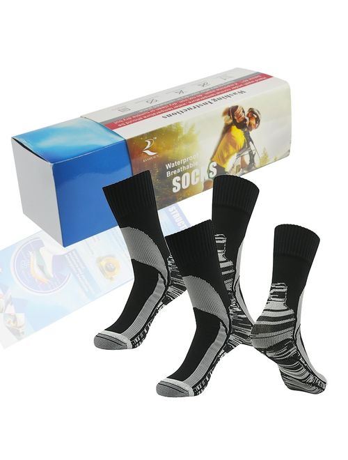 100% Waterproof Breathable Socks, [SGS Certified] RANDY SUN Unisex Sport Climbing Skiing Trekking Hiking Socks