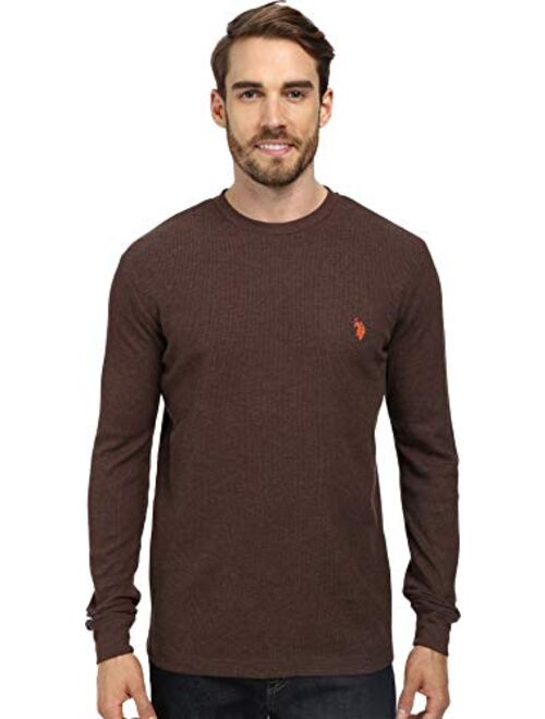 U.S. Polo Assn. Men's Long Sleeve Crew Neck Solid Thermal Shirt