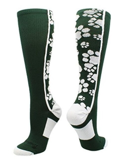 MadSportsStuff Crazy Socks with Paws Over The Calf (Multiple Colors)