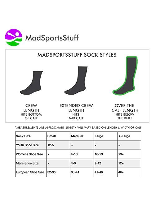 MadSportsStuff Crazy Socks with Paws Over The Calf (Multiple Colors)