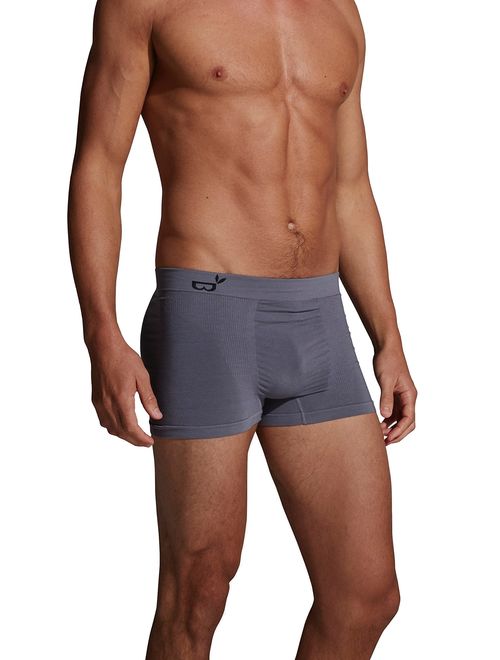 Boody Body EcoWear Men's Boxer Brief - Bamboo Viscose - Athletic Cooling Underwear for Guys