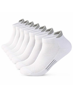 Mens Ankle Athletic Socks Men's Running Sports 3/5/6/7 pairs Socks Comfort Cushioned Running Tab Socks