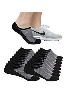 No Show Socks Ankle Low Cut Socks for Mens, Non Slip, 8 Pairs 16 Pairs