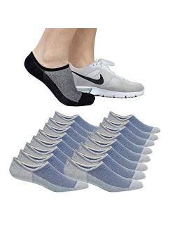 No Show Socks Ankle Low Cut Socks for Mens, Non Slip, 8 Pairs 16 Pairs