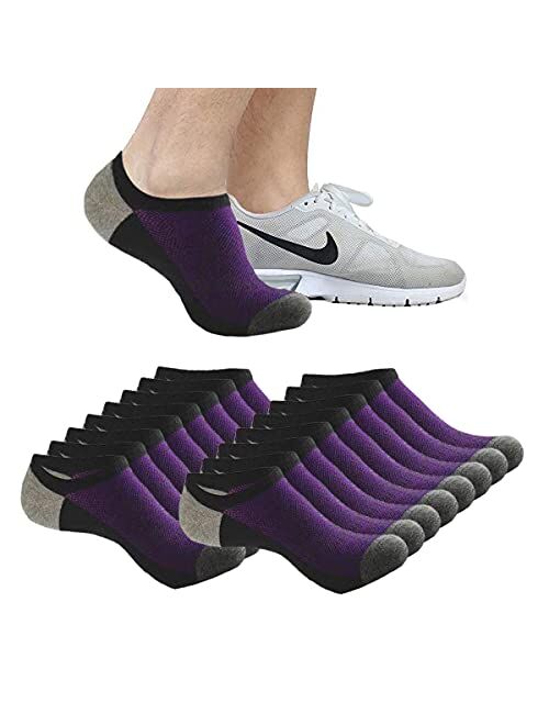 No Show Socks Ankle Low Cut Socks for Mens, Non Slip, 8 Pairs 16 Pairs