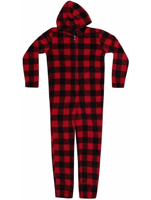 #followme Matching Adult Onesie for Family, Couples, Dog and Owner Buffalo Plaid