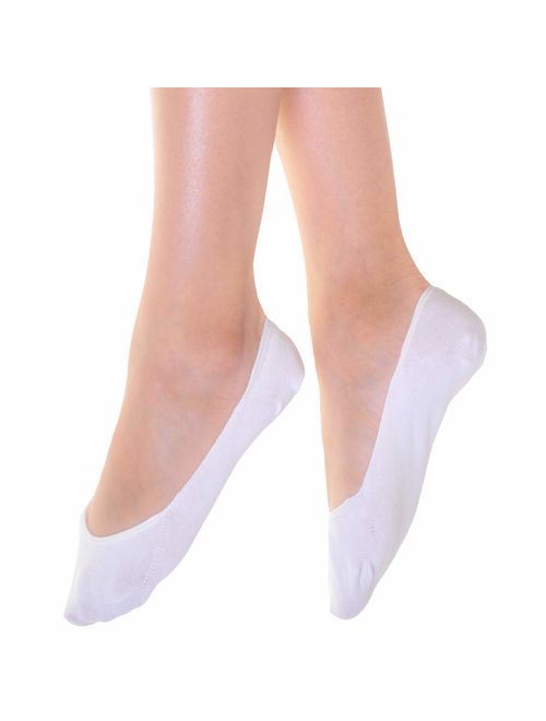 Angelina Assorted Cotton No-Show Liner Socks