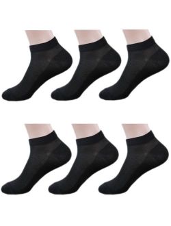October Elf Men's Socks Low-Cut Thin Cotton Socks Pack of 6