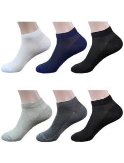 October Elf Men's Socks Low-Cut Thin Cotton Socks Pack of 6