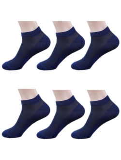 October Elf Men's Socks Low-Cut Thin Cotton Socks Pack of 6