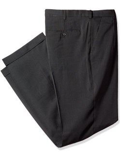 Men's Big and Tall Traveler Stretch Pleated Dress Pant