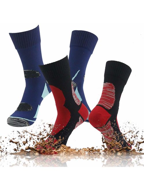 100% Waterproof Hiking Socks, [SGS Certified] RANDY SUN Unisex Ventilated Breathable Skiing Trekking Sock