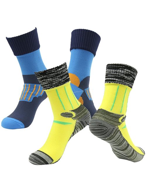 100% Waterproof Hiking Socks, [SGS Certified] RANDY SUN Unisex Ventilated Breathable Skiing Trekking Sock