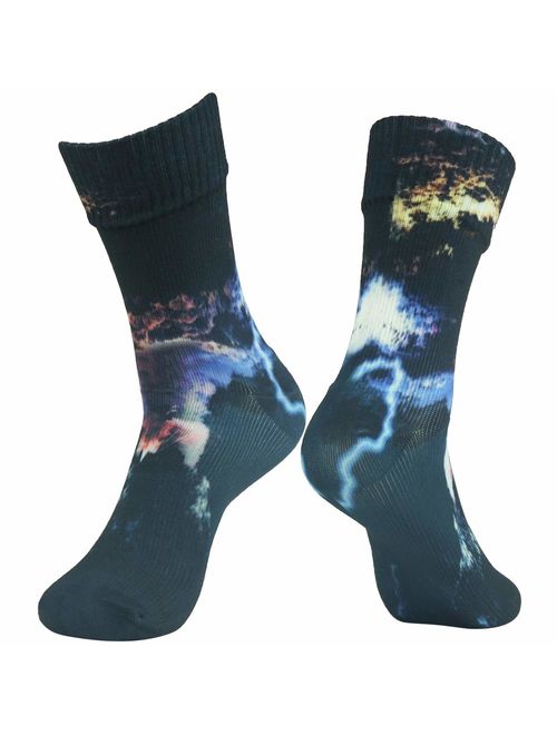 100% Waterproof Hiking Socks, [SGS Certified] RANDY SUN Unisex Ventilated Breathable Skiing Trekking Sock