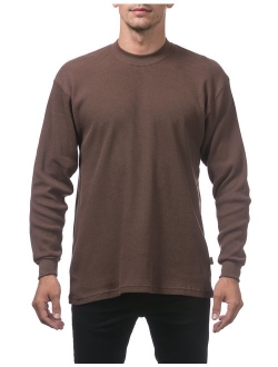 Men's Cotton Solid Heavyweight Cotton Long Sleeve Thermal Top