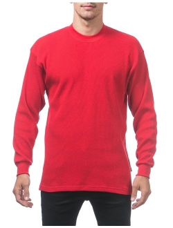 Men's Cotton Solid Heavyweight Cotton Long Sleeve Thermal Top