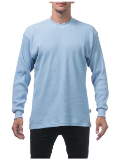 Men's Cotton Solid Heavyweight Cotton Long Sleeve Thermal Top