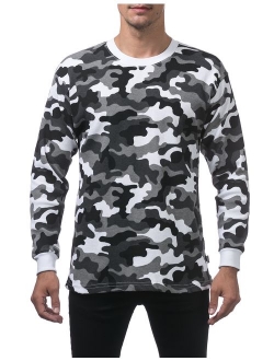 Men's Cotton Solid Heavyweight Cotton Long Sleeve Thermal Top