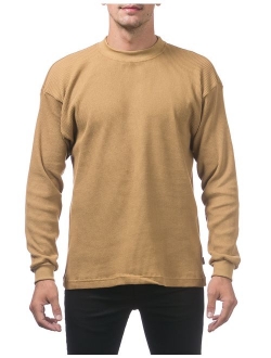 Men's Cotton Solid Heavyweight Cotton Long Sleeve Thermal Top