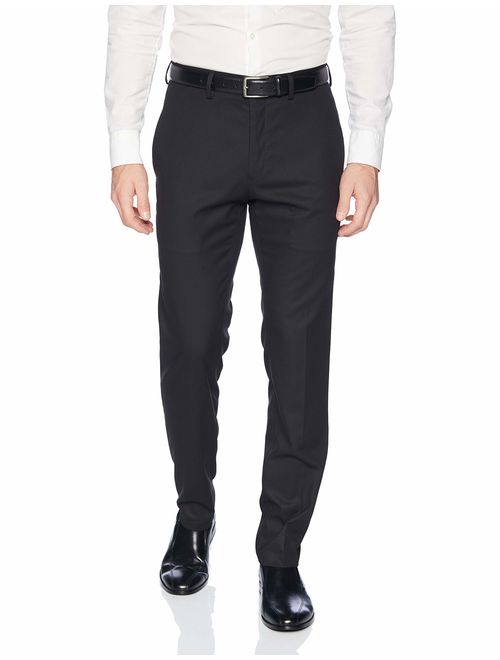 Kenneth Cole REACTION Men's Shadow Check Stretch Slim Fit Dress Pant