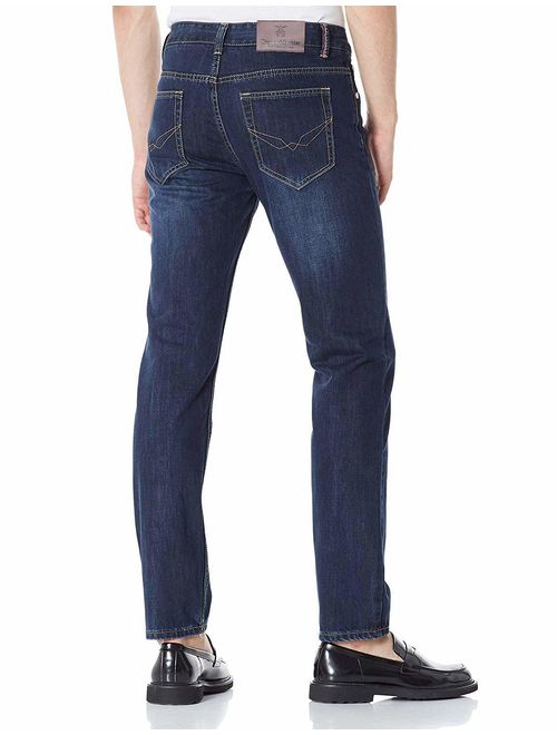 Demon&Hunter 801 Series Men's Fleece Lined Straight Leg Jeans DH8001