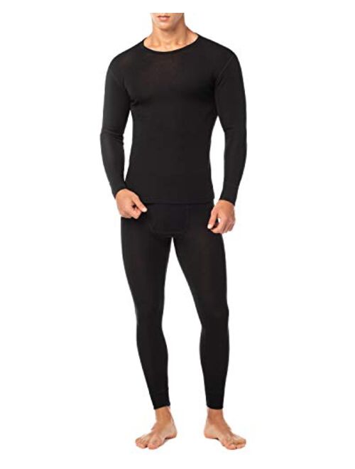 LAPASA Men's 100% Merino Wool Thermal Underwear Long John Set Lightweight Base Layer Top and Bottom M31