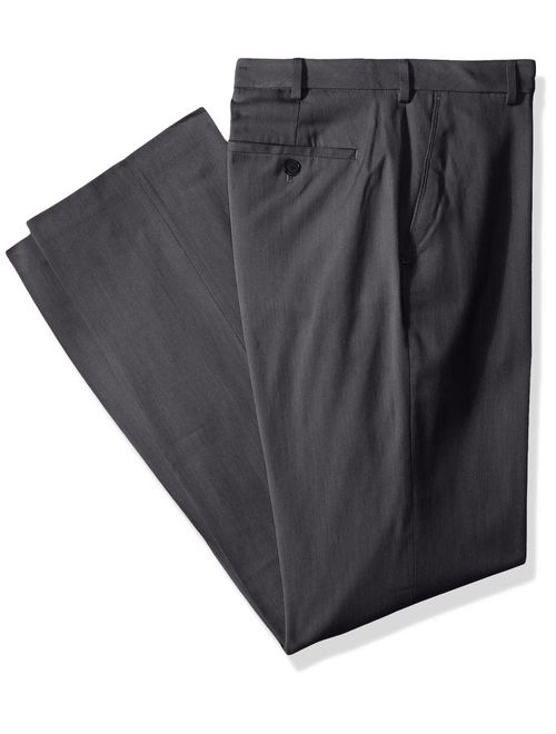 Van Heusen Men's Big and Tall Air Straight Fit Stretch Flat Front Dress Pant