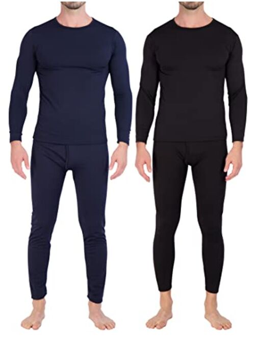 Buy 2 Mens Thermal Sets - Thermal Underwear for Men - Long Sleeve Top ...