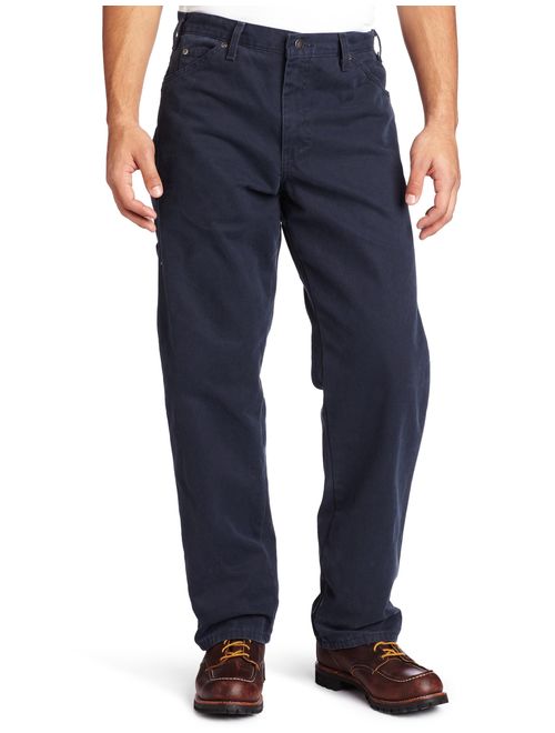 Dickies Men's Relaxed Fit Sanded Duck Carpenter Jean