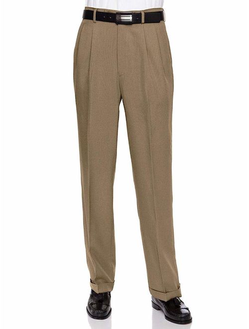 RGM Men's Work to Weekend Pleated Front Dress Pant