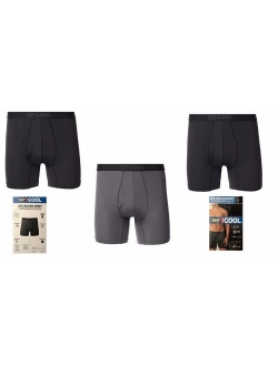 Mens 3 Pack Active Mesh Boxer Brief