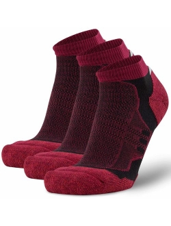 Pure Athlete Merino Wool Socks Men, Women - Low Cut Cushioned Athletic Running Sock, Moisture Wicking