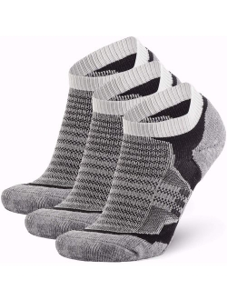 Pure Athlete Merino Wool Socks Men, Women - Low Cut Cushioned Athletic Running Sock, Moisture Wicking