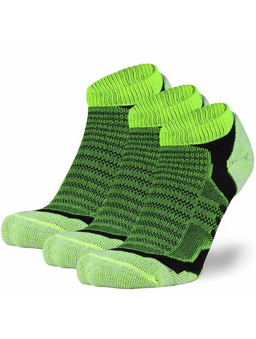 Pure Athlete Merino Wool Socks Men, Women - Low Cut Cushioned Athletic Running Sock, Moisture Wicking