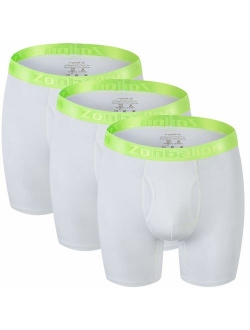 ZONBAILON Mens Underwear Athletic Lightweight Soft Boxer Briefs