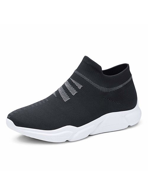 TIOSEBON Men's Casual Walking Shoes Knit Running Slip-on Balenciaga Look Sneakers