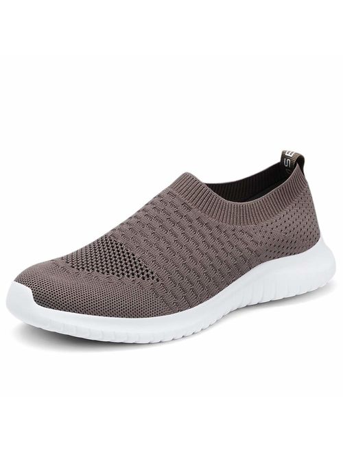 TIOSEBON Men's Casual Walking Shoes Knit Running Slip-on Balenciaga Look Sneakers