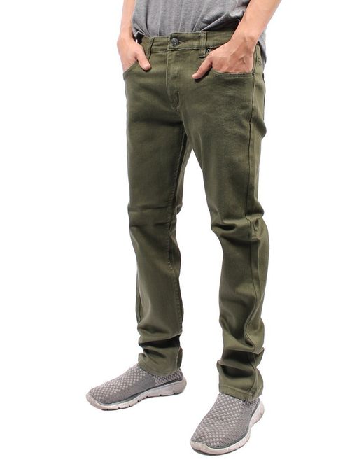 Victorious Mens Color Skinny Jeans