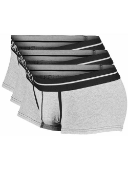 Icon Basewear Low-Rise Boxer Brief Underwear Trunks, Three-Pack