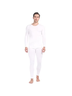 MANCYFIT Thermal Underwear for Men Long Johns Set Fleece Lined Ultra Soft