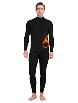 MANCYFIT Thermal Underwear for Men Long Johns Set Fleece Lined Ultra Soft