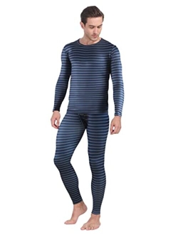 MANCYFIT Thermal Underwear for Men Long Johns Set Fleece Lined Ultra Soft